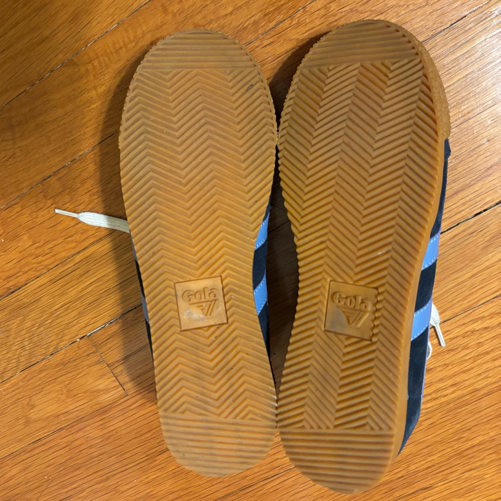 gola elan sneakers navy/visa sun/blue women’s size 8 - Picture 10 of 11